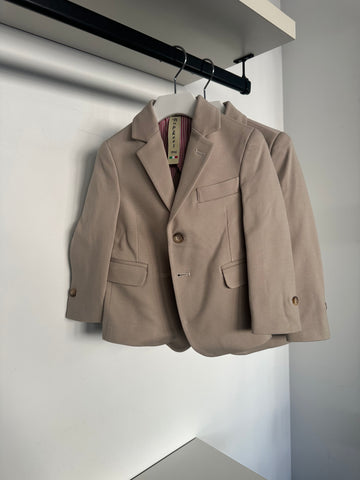 Nupkeet Beige Avana Blazer Jacket