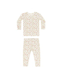 Quincy Mae Ivory Bloom Bamboo Pajama Set