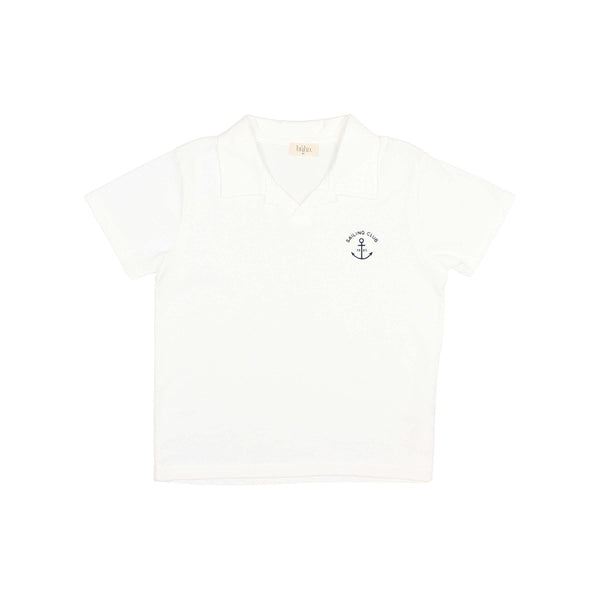 Buho White Sailing Polo