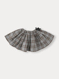 Bene Bene Melange Grey Plaid Burnis Full Skirt