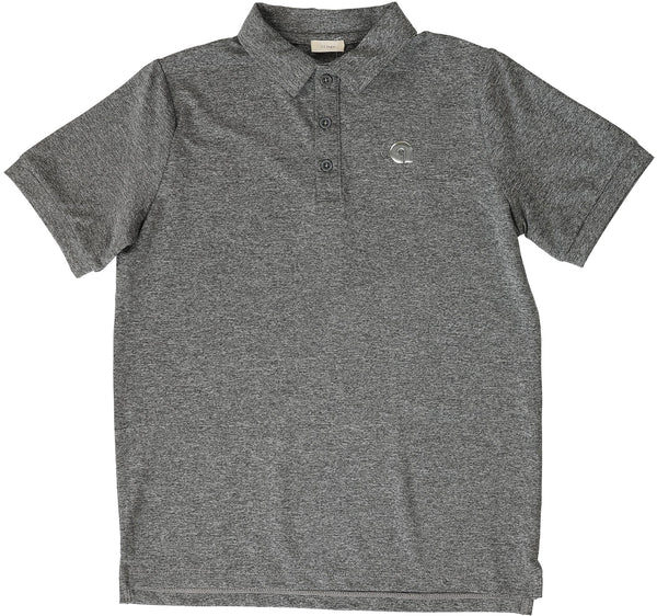 Lil Legs Grey Marl SS Sports Polo WSSPS-GRYM