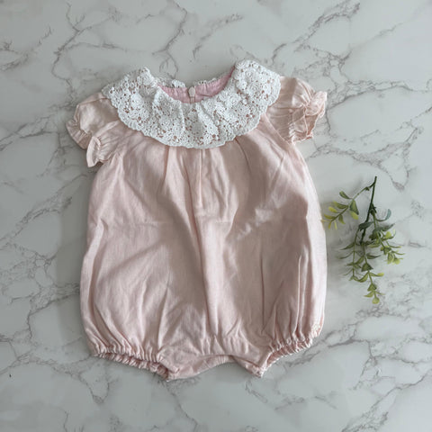 Tartine et Chocolate Rosee Pink Combicourte Romper