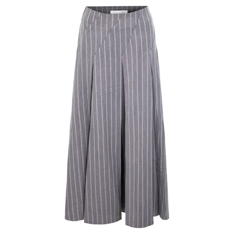 Soir Grey Vivian Midi Skirt