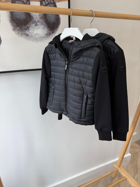 Colmar Black Multi Material Hooded Jacket 3101-2zy-99