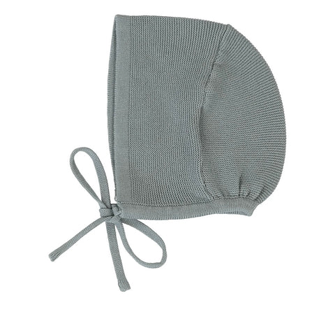 Lil Legs Analogie Dusty Blue Knit Bonnet