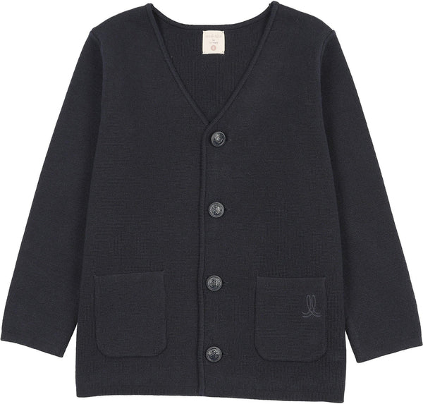Lil Legs Analogie Navy Boys Cardigan Blazer