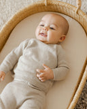 Quincy Mae Heathered Ash Knit Set
