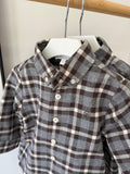 Patachou Brown/Grey Checkered Shirt