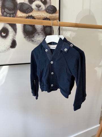 Anja Schwerbrock Midnight/Black Lacadi Cardigan