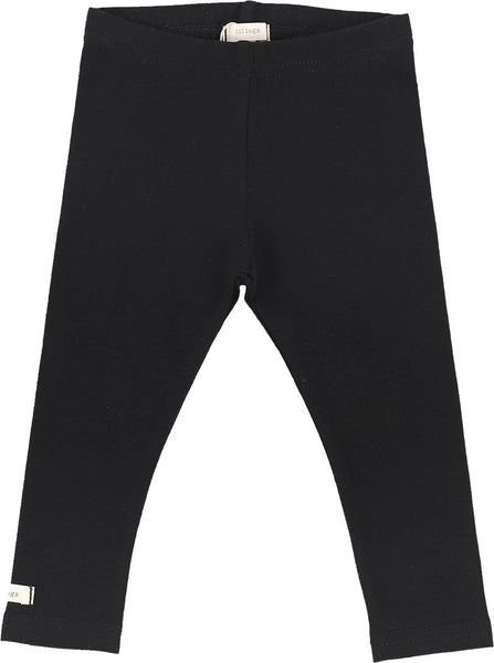 Lil Legs Black Long Leggings