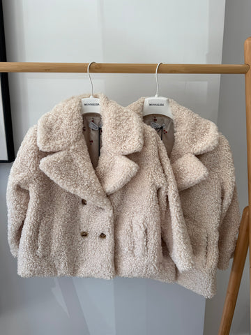 Philosophy White Sherpa Jacket