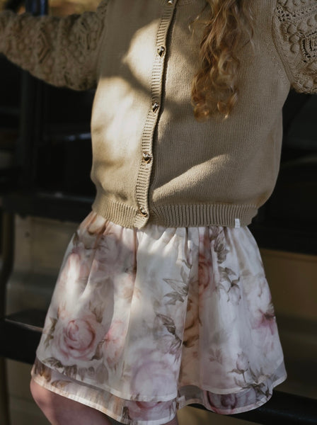 LRDM Petits Elle Flower Skirt