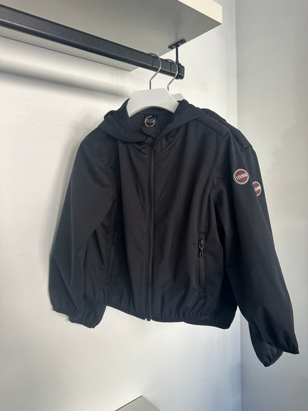 Colmar Black Softshell Hooded Jacket