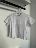 Hugo White Logo Short Sleeve Tee