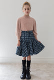 Steph Fleur de Lis Short Denim Skirt