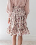 Steph Antique Floral Cord Skirt