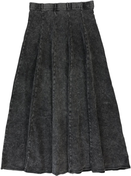 Lil Legs Black Wash Panel Maxi Skirt PSKL-BKWSH