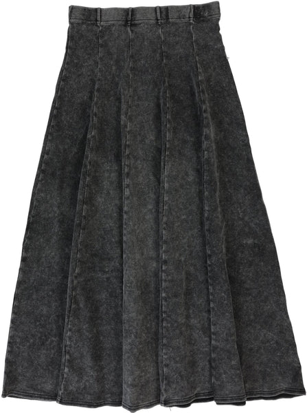 Lil Legs Black Wash Panel Maxi Skirt