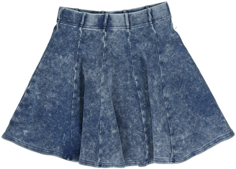 Lil Legs Blue Wash Panel Skirt PSK-BLWS