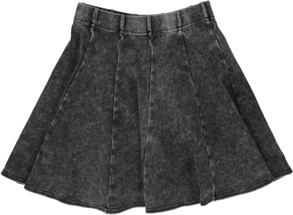 Lil Legs Black Wash Panel Skirt PSK-BKWS