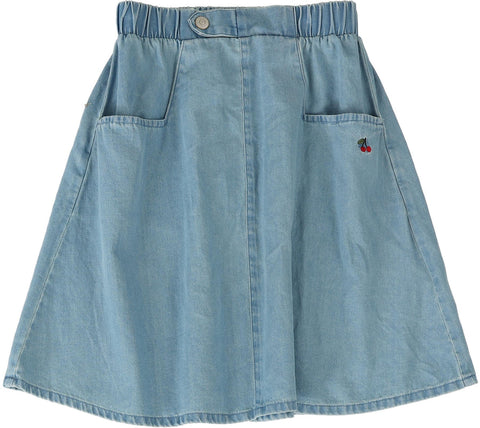 Lil Legs Blue Tencel Denim Capsule Skirt DSKT-BTEN
