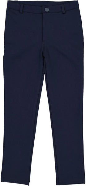 Lil Legs Navy Knit Pants Without Seam