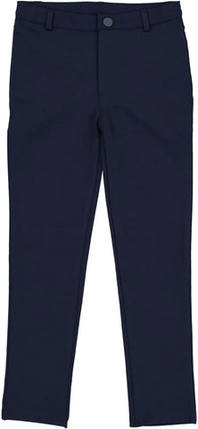 Lil Legs Navy Knit Pants Without Seam