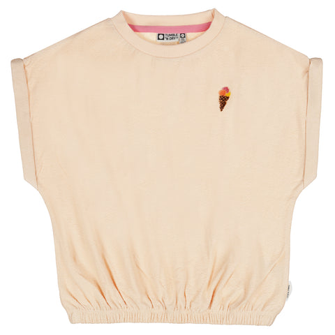 Tumble 'N Dry Pale Peach  Ice Cream Bouquet Tee