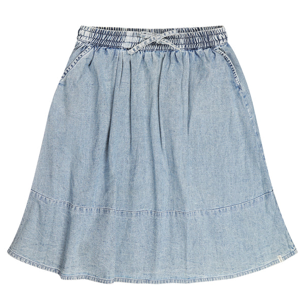 Tumble 'N Dry Denim Light Stonewash Piron Denim Skirt
