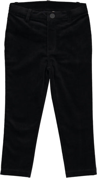 Lil Legs Analogie Black Velvet Pants