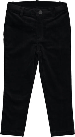 Lil Legs Analogie Black Velvet Pants