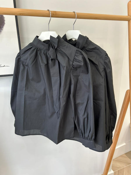 Venera Arapu Black Sweet Kiss Blouse