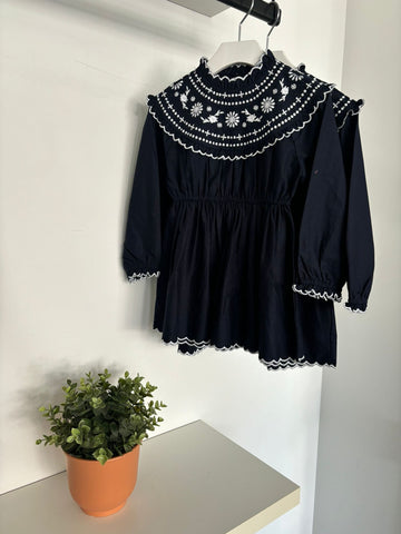 The New Society Midnight Navy Pune Special Dress