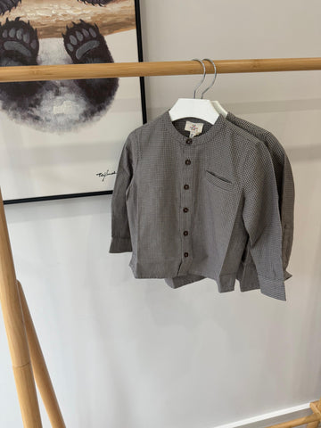 Copenhagen Colors Grey Check Placket Shirt