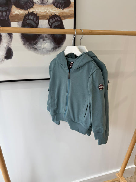 Colmar Railway Blue Full Zip Hoodie with Pockets 3645n-1az-763