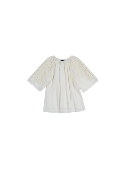 Venera Arapu Ecru Rose Poem Blouse