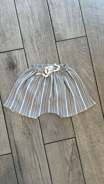 Pequeno Tocon Stripes Muslin Short