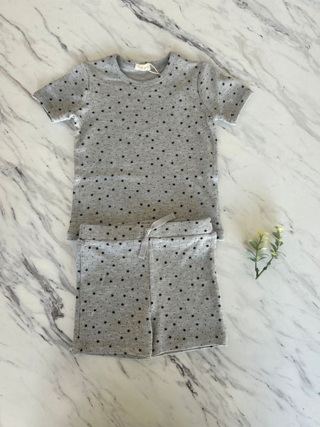 Bonjoy Grey Star Short Set