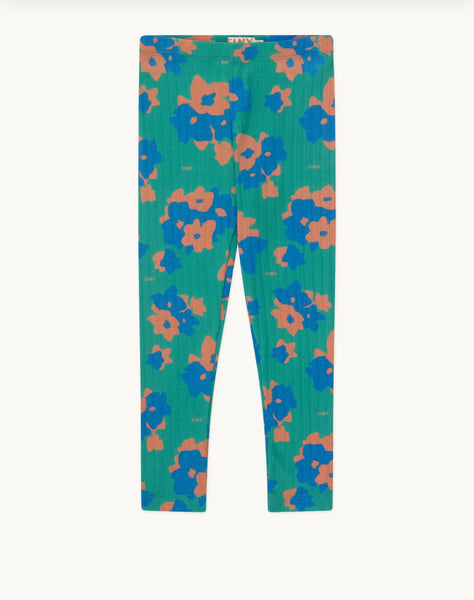 Tinycottons Deep Green Flowers Pant