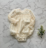 C'era Una Volta Cream Tulle Martina Romper