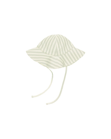 Quincy Mae Mint Stripe Sun Hat