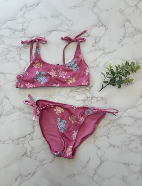 Vilebrequin Boudoir Pink Turtles 2 PC Swimsuit