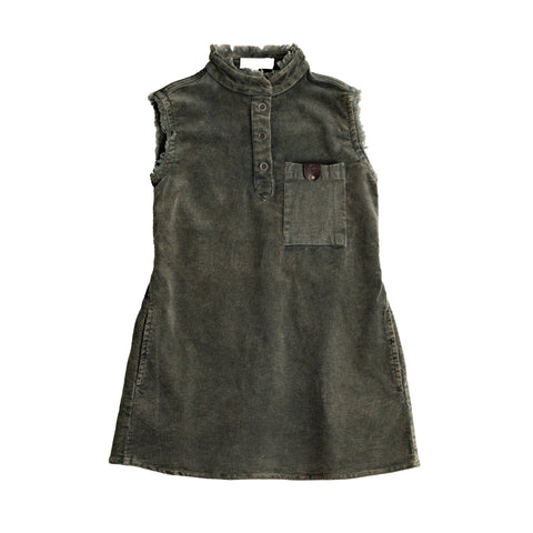 Birnham on the Sea Moss Green Corduroy Jumper