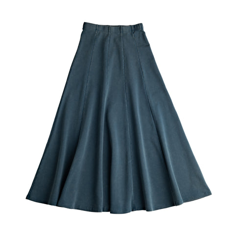 Birnham on the Sea Ocean Teal Teen Paneled Midi Skirt