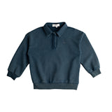 Birnham on the Sea Ocean Teal Boys Polo Sweatshirt