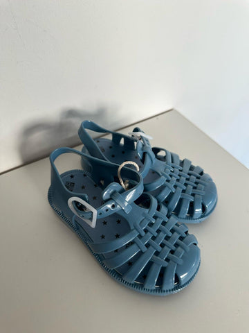 Bonton Denim Blue Jelly Sandals