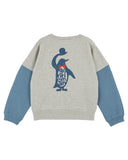 Emile et Ida Bi-Color Penguin Sweatshirt