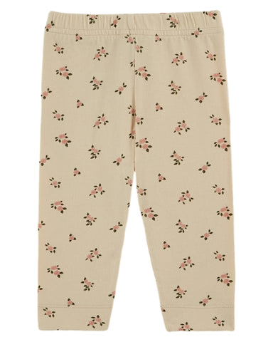 Emile et Ida Brioche Imprime Rose Leggings