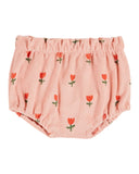 Emile et Ida Baby Blossom Grande Tulips Terry T-shirt + Bloomer Set