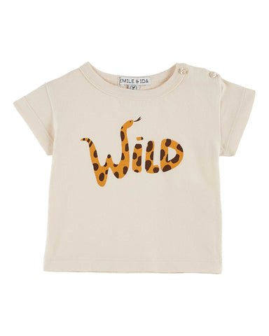 Emile et Ida Baby Wild Leopard T-shirt + Bloomer Set